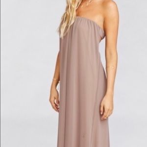 Show me you MuMu: Sirene dress in dune